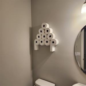 Interesante Soporte para Papel Higiénico, Decoración de Pared para Baño, Porta Papel Higiénico con Diseño de Popó - Product Image 4