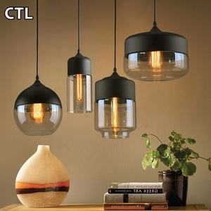 <span class=keywords><strong>Luminaire</strong></span> <span class=keywords><strong>suspendu</strong></span> rond moderne pour îlot de cuisine, support E27, lustre <span class=keywords><strong>en</strong></span> <span class=keywords><strong>verre</strong></span> design pour salle à manger, restaurant - Product Image 3