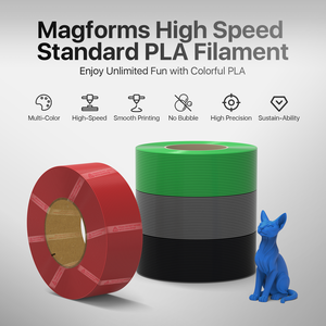 <span class=keywords><strong>Filament</strong></span> <span class=keywords><strong>PLA</strong></span> standard certifié Magforms pour imprimante 3D, <span class=keywords><strong>gris</strong></span> foncé, bleu, vert, jaune, rouge, 1,75 mm, rouleau de 1 kg - Product Image 2