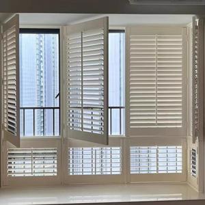 Nouvelle persienne horizontale manuelle 2025 en alliage d'aluminium pour <span class=keywords><strong>isolation</strong></span> acoustique et ventilation moderne - Product Image 4