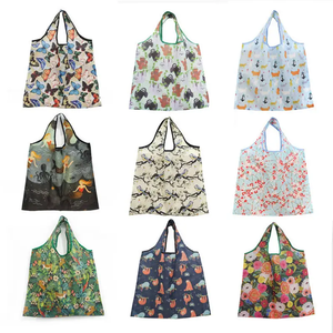 JOYBIヘビーデューティー拡張折りたたみ式トートバッグ 大型再利用可能190Tポリエステル折りたたみ式食料品ショッピングバッグ カスタマイズ可能なカラー - Product Image 5