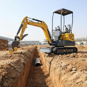 Mini-excavatrices sur chenilles fabriquées en Chine à bas prix, excavatrices Kubota, excavatrices multifonctionnelles haute performance - Product Image 3