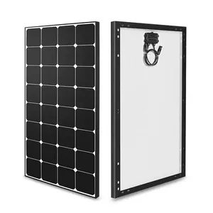 Módulo de alta eficiência do painel solar, 100w 12 volts mono painel solar de alta eficiência fora da grade pv energia para a carregamento da bateria barco caravana rv e qualquer fora da grade