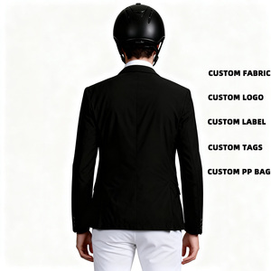 Vestes d'équitation pour hommes – Performance, grandes tailles, coupe ajustée, boutonnage, pour compétition et mariage - Product Image 2