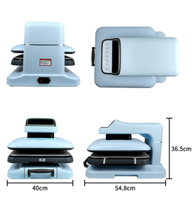 Tự động thăng hoa phẳng Máy ép nhiệt 38x38cm Áo Thun điện thoại trường hợp máy in tự động truyền nhiệt Vinyl máy phim - Product Image 2
