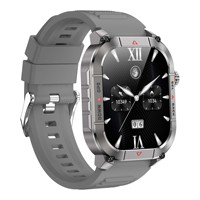 HK84 GPS Outdoor Smartwatch für Herren, AMOLED-Display, IP67 Wasserdicht, Eingebaute LED-Taschenlampe, Stoßfeste Sport-Smartwatch