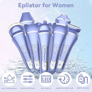 7 in 1 Grooming Kit Body Shaver for Women <b>Electric</b> Epilator Painless Lady Shaver IPX7 <b>Waterproof</b> Household Use Bikini Trimmer - Product Image 2