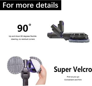 Cabezal de cepillo para fregona eléctrica con pulverizador, tanque de agua, paño de limpieza para aspiradoras Dyson V7 V8 V10 V11 V15, piezas y accesorios - Product Image 2