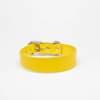 Accessoires pour chiens tendance, collier pour chat en cuir PU de luxe avec boucle en métal, collier pour chien en cuir végétalien