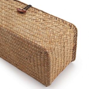 Cesta de almacenamiento para bebé, cesto de pícnic de ratán extraíble en 3D en Metal, <span class=keywords><strong>moises</strong></span> de mimbre colgantes de 3 capas para bandeja redonda de bastón con tapa, 6 piezas - Product Image 6
