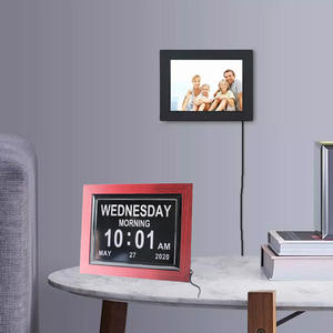 Réveil numérique à grand écran LED de 8 pouces <span class=keywords><strong>pour</strong></span> la perte de mémoire, la maladie d'<span class=keywords><strong>Alzheimer</strong></span>, la démence, calendrier numérique, horloge de jour - Product Image 2