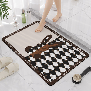 Dễ Thương Tắm Mat Siêu Thấm Không Trượt Diatom Bùn Phòng Tắm Thảm Nhanh Chóng Làm Khô Tắm Tùy Chỉnh Mat Nhà Bếp Lối Vào Cửa Thảm - Product Image 3