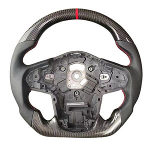 <span class=keywords><strong>Volant</strong></span> en <span class=keywords><strong>cuir</strong></span> et fibre de carbone pour Supra GR MKV A90 A91 Bull Demon King, mise à niveau et rénovation - Product Image 6