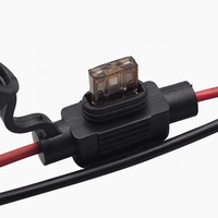 Adaptateur de prise JFS en promotion avec porte-fusible et fusibles à lame 5A-30A, 12V/600V, âme en cuivre, isolation PVC, longueur 150mm