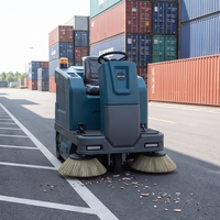 Balayeuse autoportée à grande capacité de ramassage des déchets S1400 : réduction des vidages fréquents pendant le nettoyage