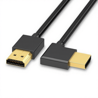 Câble HDMI 90/270 degrés, haut, bas, gauche, droite, 4K/60Hz 2.0, 0,15M-5M pour RTX 3080, PS4, Xbox, caméra, PC, STB, moniteur, ordinateur