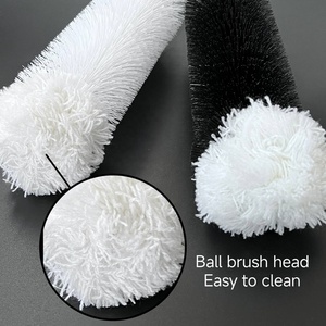 Pulitore di vetro di cristallo morbida e sicura spazzola in acciaio inossidabile per rimuovere le macchie ostinate smagliature di rossetto di <span class=keywords><strong>vino</strong></span> rosso per vetreria Fine - Product Image 2