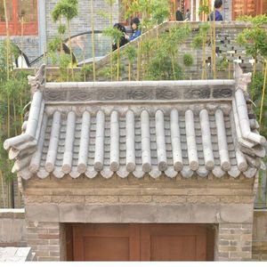 Azulejo de techo de arcilla <span class=keywords><strong>Monier</strong></span> chino para arquitectura de templo - Product Image 2