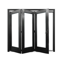 Ventana Corredera Vertical Plegable de Aleación de Aluminio de Alta Calidad, Doble Acristalamiento, Vidrio Tintado, Ahorro de Energía, Insonorizada, para Exteriores
