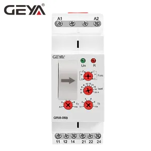 GEYA GRI8-06B AC/DC24-240V schneller Versand Strom überwachungs relais 20a 220v