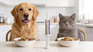Pâte <span class=keywords><strong>multivitaminée</strong></span> pour chiens et chats, friandise pour un mélange complet de nutriments naturels, vitalité immunitaire, force métabolique, soins de santé quotidiens - Product Image 5