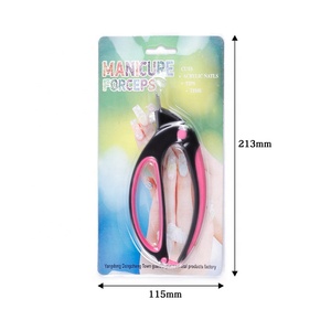 Cortaúñas en forma de U de acero inoxidable, alicates de tijeras francesas de una palabra, herramienta de manicura y pedicura, 1 unidad - Product Image 6