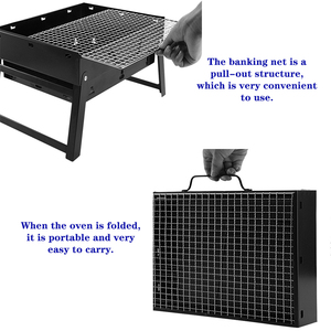 Parrilla Portátil Plegable para Camping, Viajes y Cocina al Aire Libre, Mini Barbacoa <span class=keywords><strong>de</strong></span> Carbón para Picnic, Jardín y Fiestas - Product Image 4