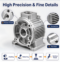 Pièces moulées sous pression en aluminium, zinc et magnésium, fabrication sur mesure OEM, composants de fonderie métallique de précision