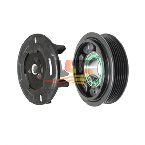 Embrague de compresor de para <span class=keywords><strong>Denso</strong></span> <span class=keywords><strong>7seu16c</strong></span> para Volkswagen Polo Pv6 115mm piezas de repuesto de CA de coche WZH-13-0012 - Product Image 1