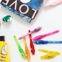Stylo à encre invisible, marqueur magique, marqueur de sécurité pour enfants avec lumière UV pour fête d'anniversaire