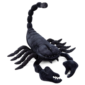 V500 Nuevo Diseño Creativo, Simulación de Animales de Peluche Suaves, Peluche de Escorpión Negro, Regalos para Niños, Halloween, Decoración del Hogar - Product Image 1