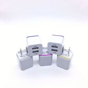 Chargeur double USB QC3.0 à charge rapide 5V/2A, chargeur mural portable pour téléphones universels - Product Image 6