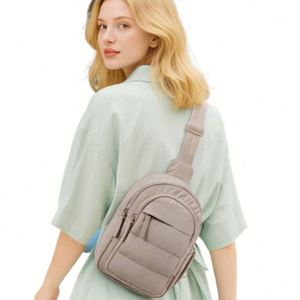 Bolso Bandolera Acolchado de Poliéster, Resistente al Agua, con Correa Ajustable, Bolso de Hombro Casual - Product Image 2