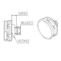 Valve de ventilation universelle SINRI KK5 anti-poussière et étanche pour boîtier d'éclairage LED de tunnel