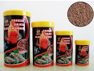 Khô Máu Đóng Băng Côn Trùng Red Worm Thực Phẩm Bể Cá Cảnh Nhiệt Đới Cá Nụ Hôn Discus Betta Bảy Màu Koi Bò Sát Thức Ăn Rùa - Product Image 2