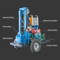 Usine vente directe diesel haute hydraulique rotatif eau bien plate-forme de forage mine de forage