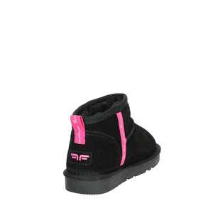 Fornarina Girls' Low Ankle Boots Black 124AK0272 Soft Suede Winter Wear - Product Image 3