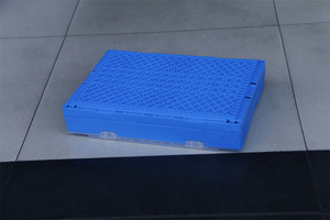 Caja plegable <span class=keywords><strong>rectangular</strong></span> de plástico transparente, bolsa móvil con tapas, contenedor plegable para paquete de transporte, diseño funcional - Product Image 5