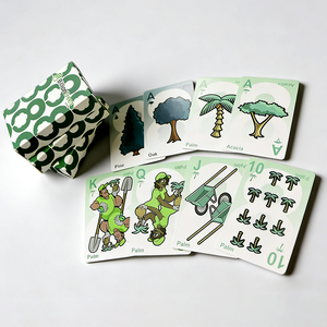 Cartas de Juego Personalizadas <span class=keywords><strong>ChenSheng</strong></span> de Alta Calidad, 280g, Núcleo Azul, Material de Papel Ecológico y Duradero, Logotipo Personalizado para Promocionales - Product Image 1