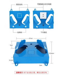 <span class=keywords><strong>Support</strong></span> de <span class=keywords><strong>casque</strong></span> de sécurité monobloc, rangement Combinable, <span class=keywords><strong>support</strong></span> de <span class=keywords><strong>casque</strong></span>, cadre de Placement, <span class=keywords><strong>support</strong></span> de chapeau mural, matériau ABS - Product Image 5