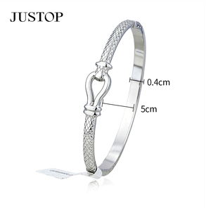 Bangles OEM/OEM custom waterproof stainless steel Gold plating Fashion Jewelry hypoallergenic supplies permanent bangles - Product Image 6