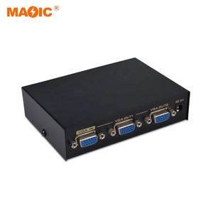 Répartiteur vidéo VGA 1x2, commutateur VGA 1 entrée 2 sorties, <span class=keywords><strong>amplificateur</strong></span> VGA 1x2, répartiteur audio-vidéo pour <span class=keywords><strong>TV</strong></span> et ordinateur portable - Product Image 3