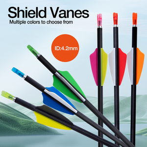 Neu Eingetroffene Großhandels-Carbonpfeile, Carbonfaserpfeile, 4.2mm Jagdpfeile, Spine 350-1500 Zielpfeile zum Schießen - Product Image 2