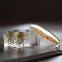 Boîtes à bijoux en verre cristal Liuli de haute qualité, exquises, fabriquées par procédé de cire perdue, pour ranger boucles d'oreilles et colliers, élégantes pour la chambre à coucher.
