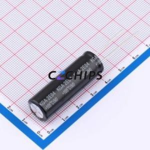 DGA400M127L404S1AA Through-Hole Aluminum Electrolytic <b>Capacitor</b> Through hole,D13xL40mm 120uF 20% 400V 5mm - Product Image 2