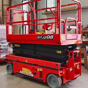 Gunting Lift Keselamatan pria, Platform kerja yang ditinggikan seluler elektrik hidrolik <span class=keywords><strong>6m</strong></span>-14m untuk penjualan - Product Image 6