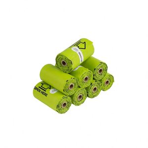Custom Logo Eco-Friendly Biodegradable <b>Compostable</b> PLA+PBAT Plastic Dog Poop <b>Bags</b> - Product Image 1