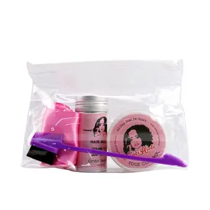 Prive Merk Custom Logo Organische Haar Wax Transparante Tas Set Gemakkelijk Te Dragen Professionele Voor Dames Rand Controle