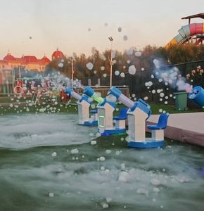 Máquina <span class=keywords><strong>de</strong></span> Burbujas <span class=keywords><strong>de</strong></span> Niebla Comercial, Máquina <span class=keywords><strong>de</strong></span> Humo <span class=keywords><strong>de</strong></span> Burbujas con Control Remoto para Fiestas <span class=keywords><strong>de</strong></span> Cumpleaños, Discotecas y Halloween - Product Image 2