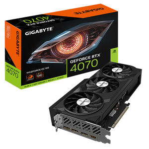 Used GeForce RTX 4070 WINDFORCE OC 12G <b>Graphics</b> <b>Card</b> With 12GB GDDR6X 192 Bit Memory Support OverClock GIGABYTE 12G Used Graphic - Product Image 1